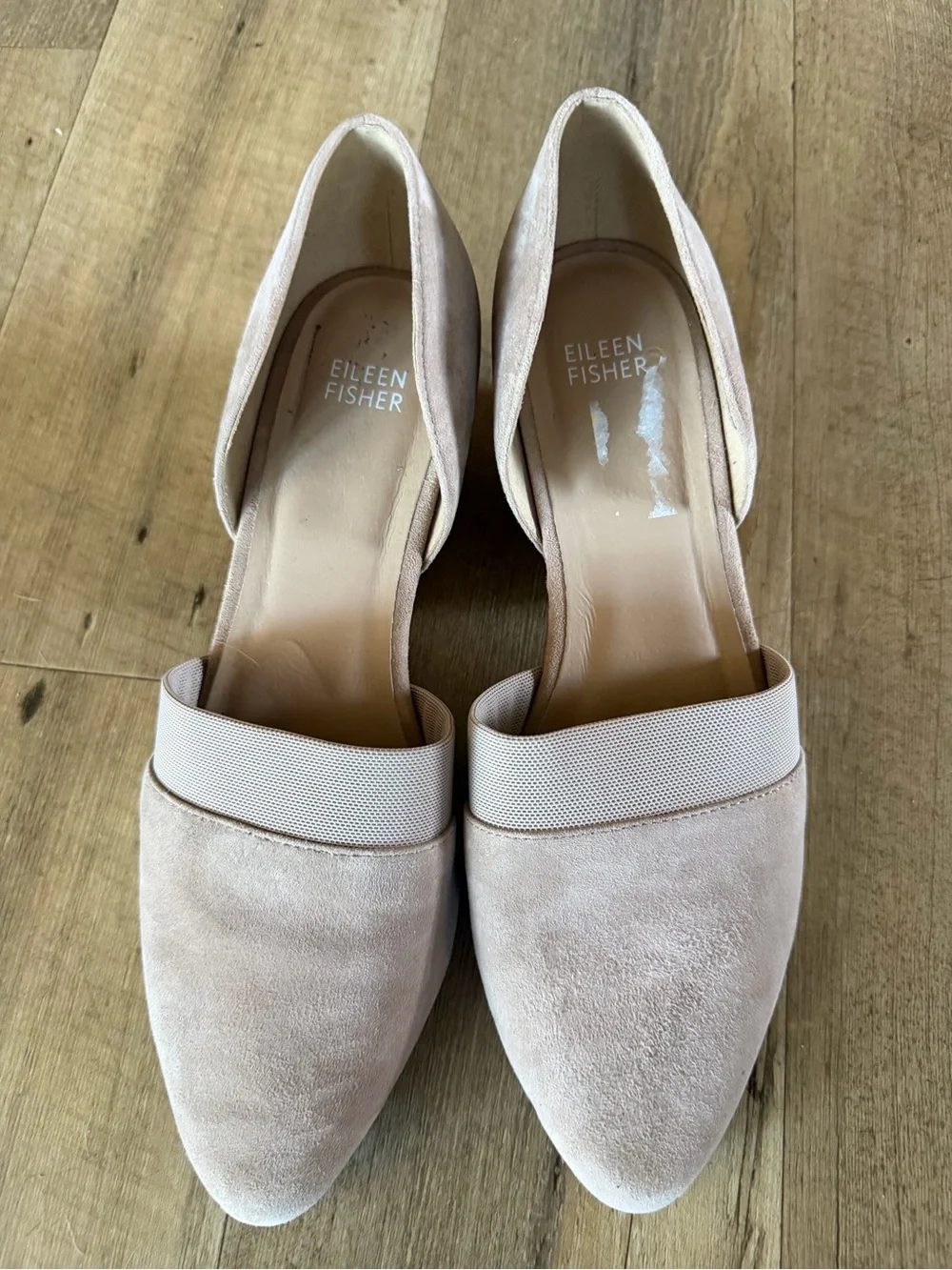 Eileen Fisher Hilly Wedge D'Orsay Wedge Pump | Beige